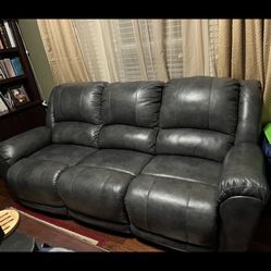 Leather sofa