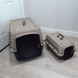2 Pet Kennels $45 And $20