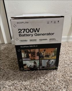 EcoFlow 2700w Battery Generator Delta 2