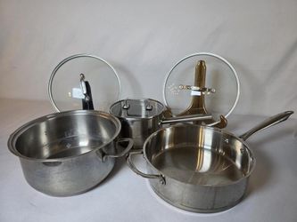 Lot of Cookware - 3 Pans Including Cuisinart, Masterclass Premium Collection and Chantal
