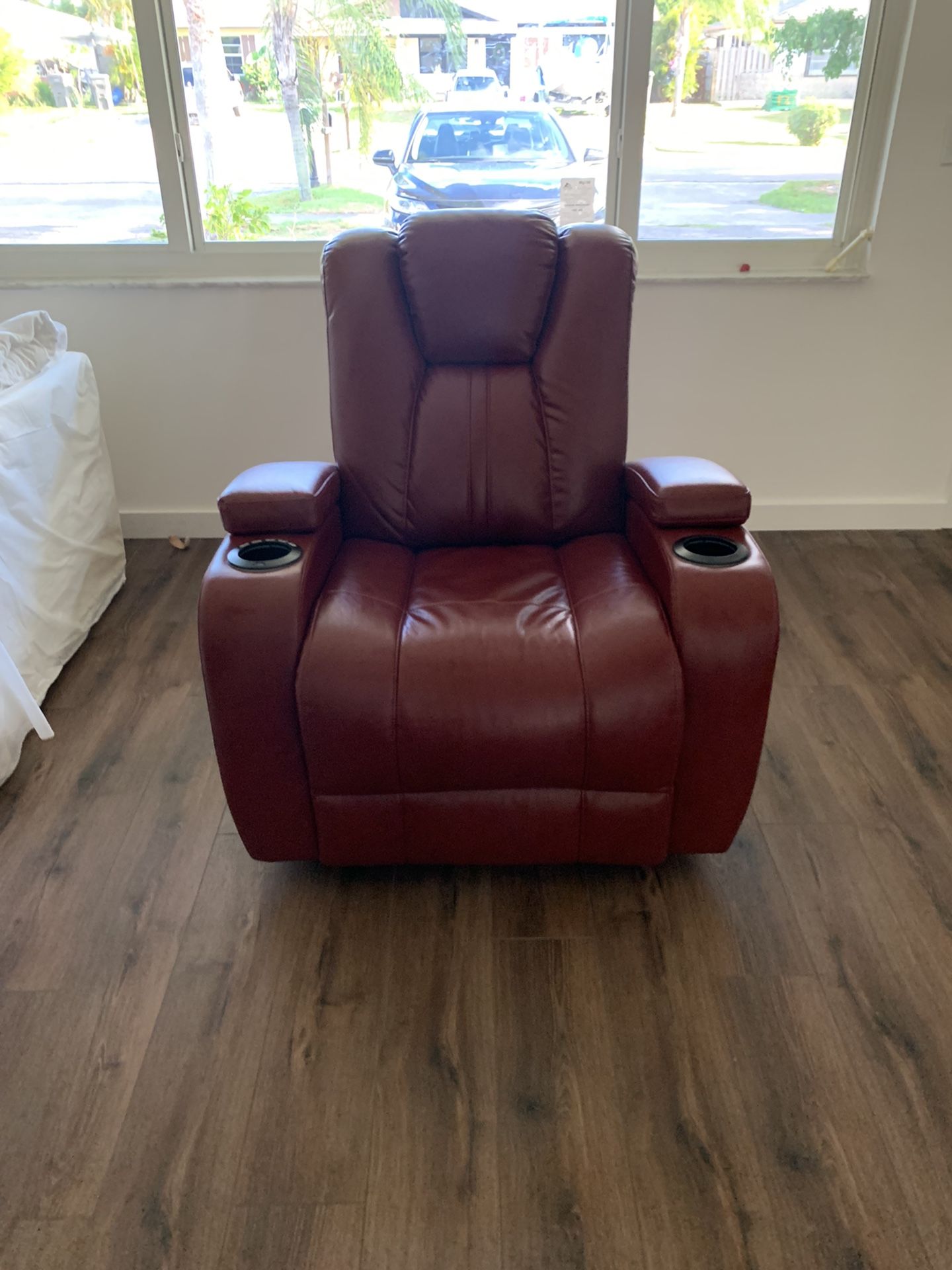 Red Lazy-Boy Electric Recliner