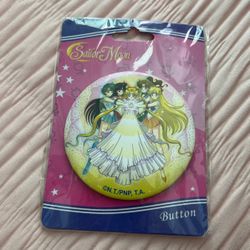 Sailor Moon Scouts Button Pin