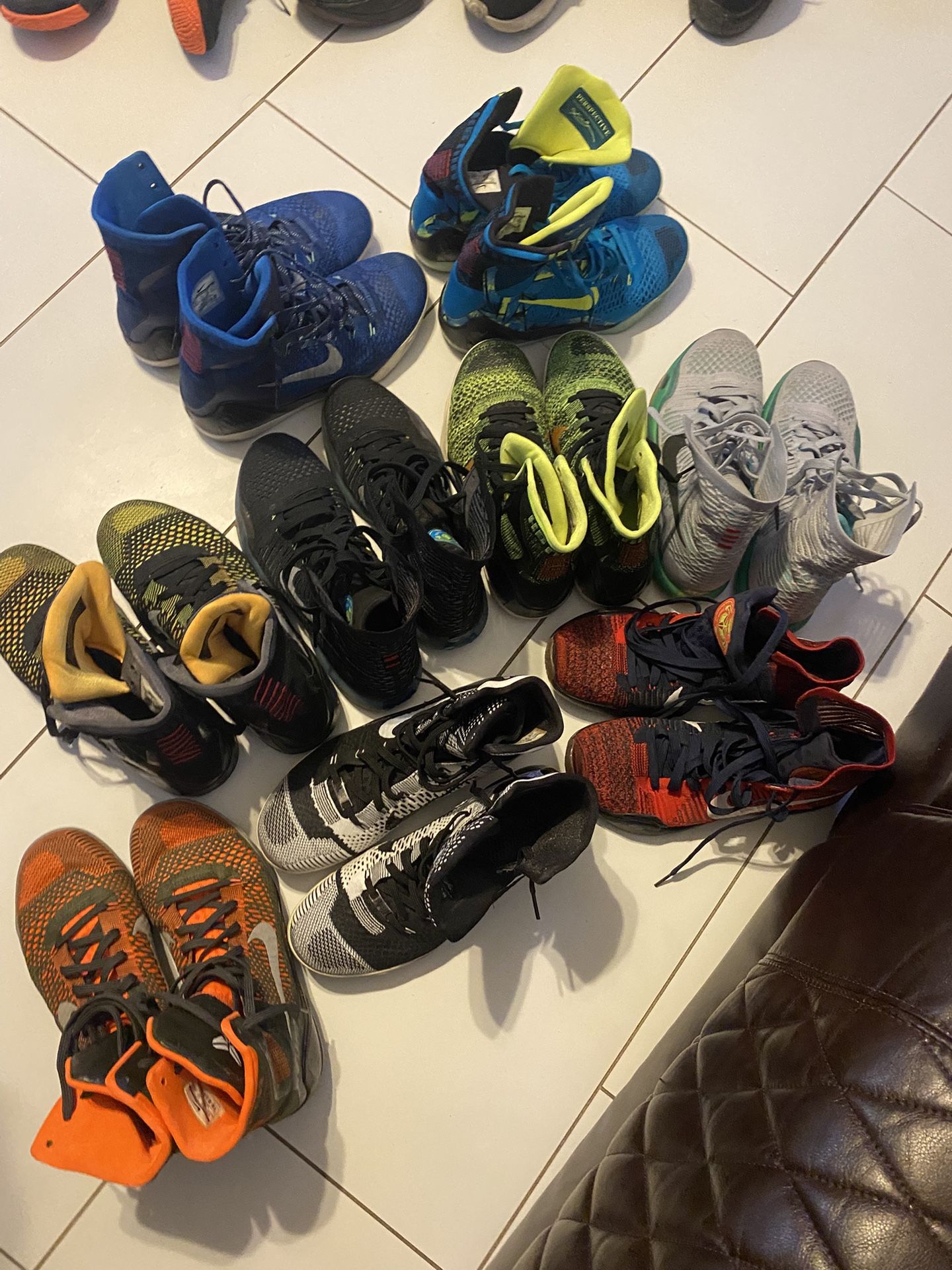 Nike Kobe 9S and 10S