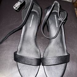 Women's Two Strap Heeled Sandal