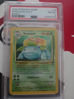 Venusaur holo PSA 8