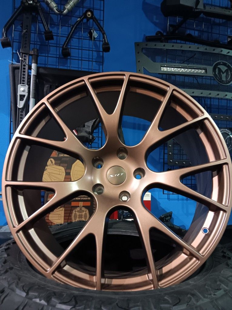 Deal. Hellcat 24x10 5x139.7 Bronze Wheels (RAM 1500) for Sale in ...