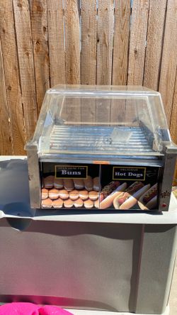 Hotdog roller/bun warmer