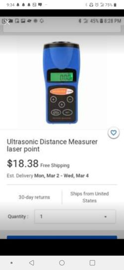 Laser measurer brand new in the box