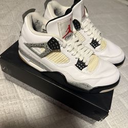 Jordan Retro 4 White Cement 