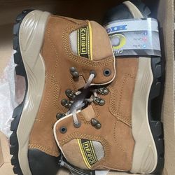 Caribú Steel Toe Work Boots Size 7-11
