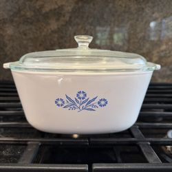 Vintage Corelle Corning Ware (blue Sunflower)