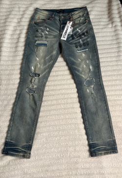 Purple jeans