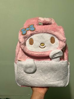 Loungefly Sanrio my melody fuzzy mini backpack