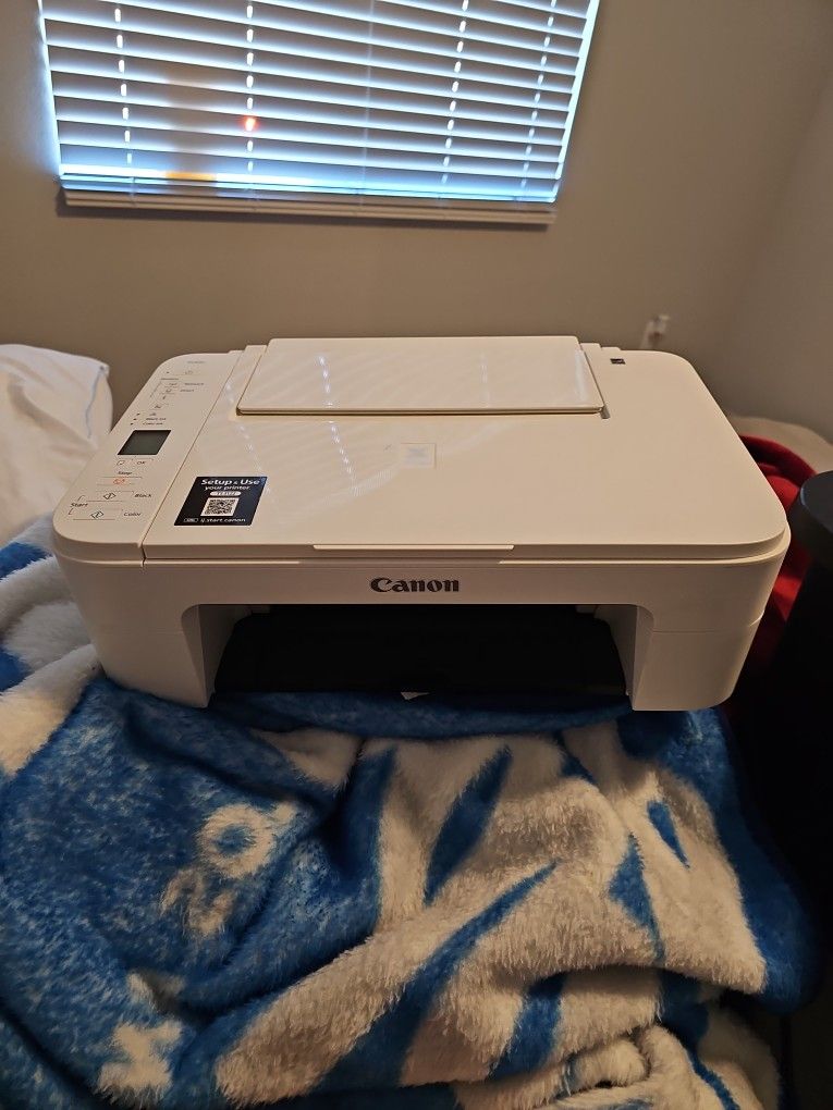 Canon Ts3122 US Wh/Blk Pixma Wireless Inkjet All-In-One Printer