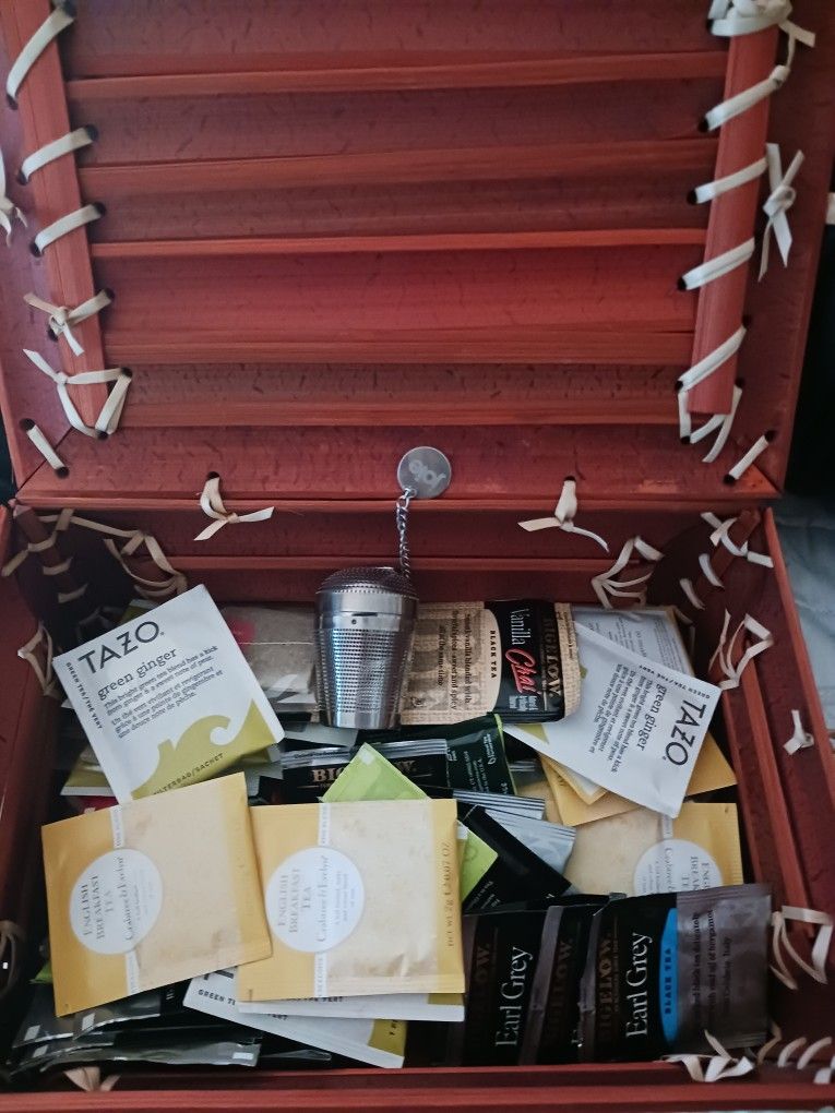 Wood Box Lots Herbal Organic An Teas Around World Set 10 Firm Look My Post Alot Item