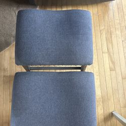 Modern Gray Counter/Bar Stools (Set of 2)