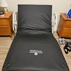 New Full Electric Hospital Bed with Rails