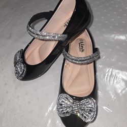 Black Dress Shoes Girls Size 1