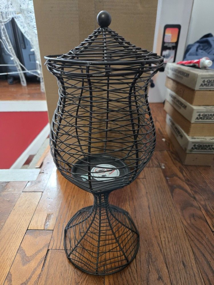 Brown Metal Partylite Candle Holder