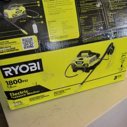 1800psi Electric Pressure Washer Ryobi 