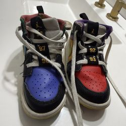 Jordan 1 Mid SS Six Championships (GS) toddler 10