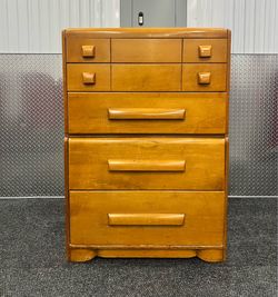 Mid Century Hardwood Oak Solid Dresser Free Delivery 🚚 NYC & NJ