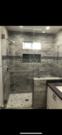 Bathroom remodel and shower doors