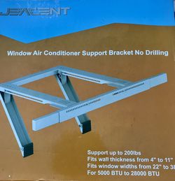 Jeacent Window Air Conditioner Support Bracket No Drilling
