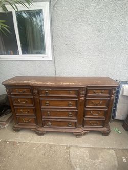 Heavy Wood Drawer Set