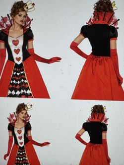 Deluxe Queen Of Hearts Costume