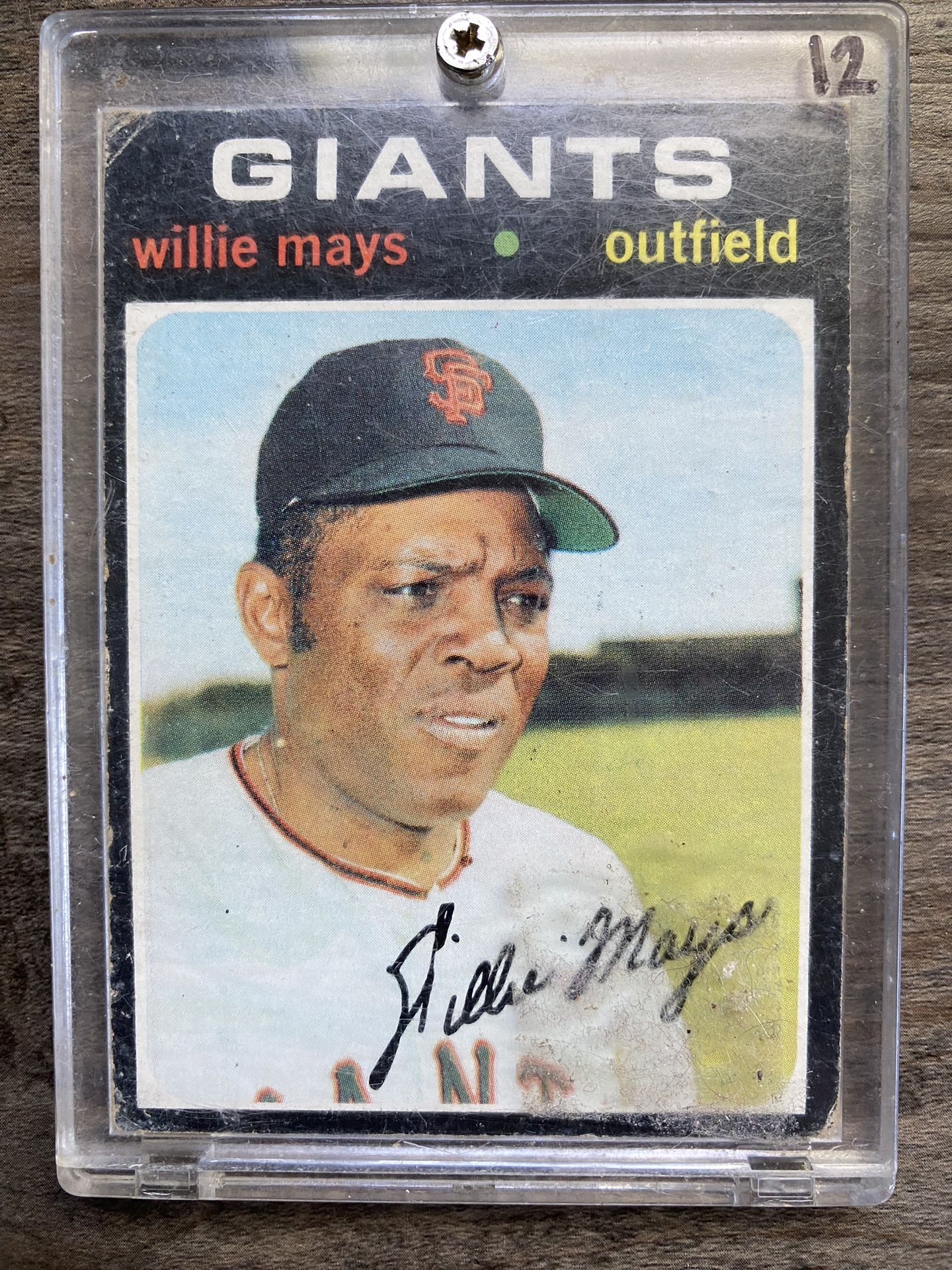 1971 Willie Mays Card #600