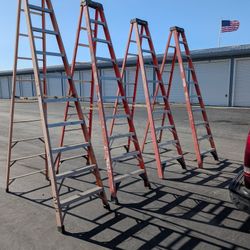 10 Ft Industrial Ladder Heavy Duty 300lb Rated $140 Ea 