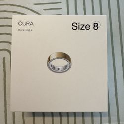 OURA Ring Gen 4 Size 8  Gold 