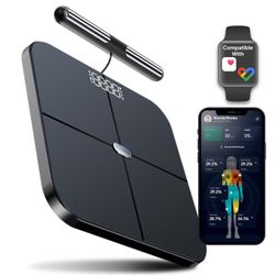 The Body Pod - Home Body Analyzer and Free Bluetooth App - 45+ Key Health Metrics - Accurate Personalized Data - Body Composition Scale - Smart Scale 