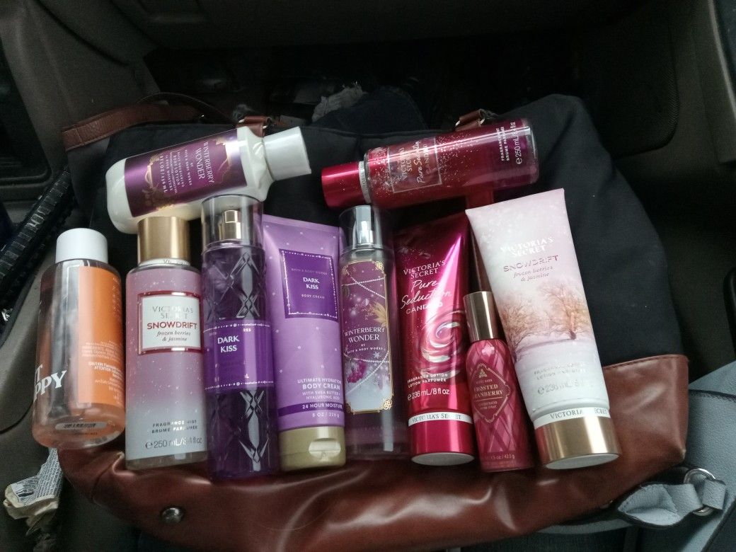 Bath And Bodyworks And Victoria Secrets