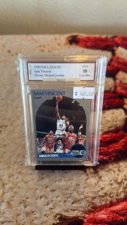 1990 NBA Hoops Sam Vincent #223 Graded Gem Mint 10