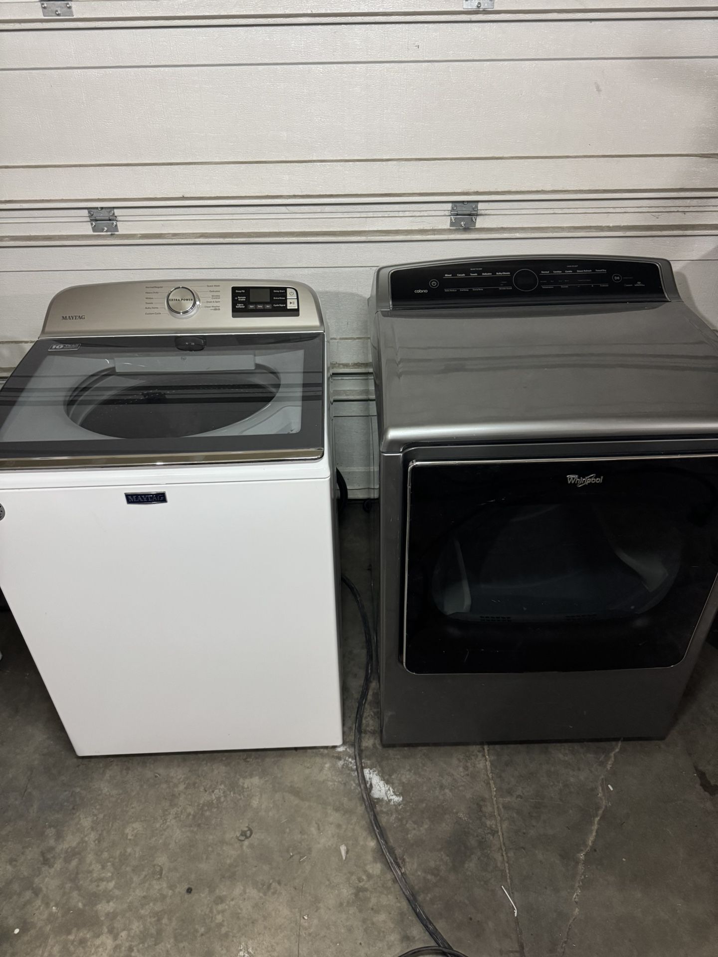 Maytag Washer/whirlpool Dryer