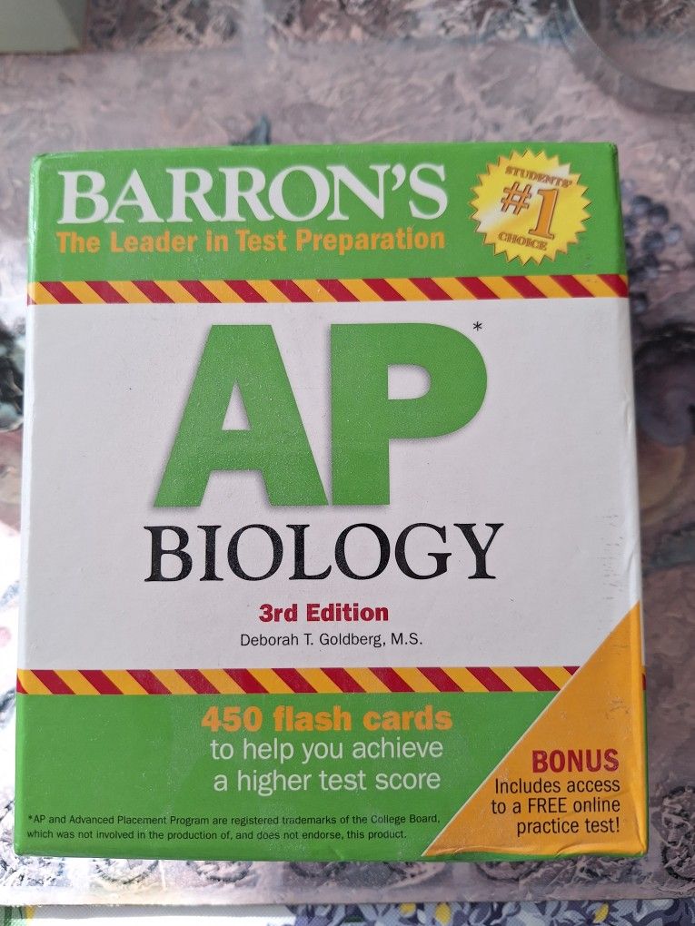 AP Biology 450 Flash Cards Exam Prep