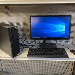 ThinkCentre desktop i5 processor win 10 comes with monitor keyboard…