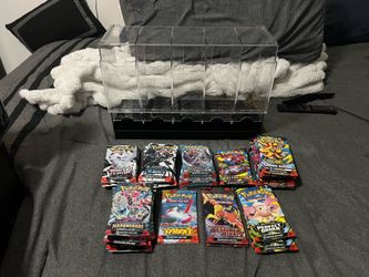 Pokémon Packs and Display Case