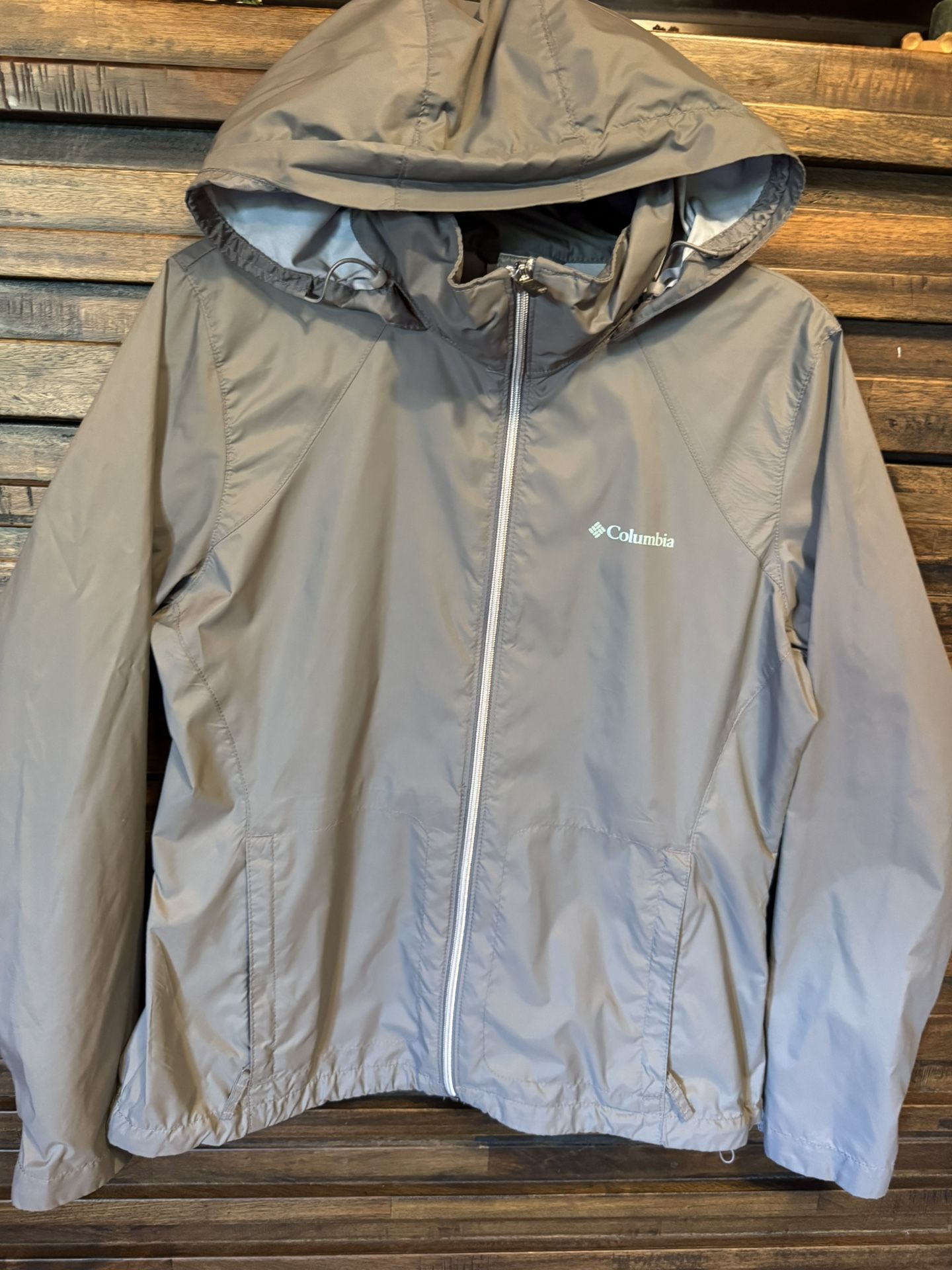 Columbia Womens LRG Switchback III Waterproof Rain Jacket Packable Camping EUC