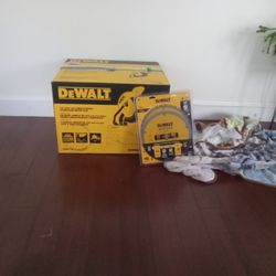 Dewalt Saw Used Twice With New Blades