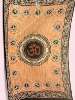 Ohm Mandala Tapestry
