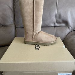 UGG Classic Tall Chestnut Size 8.