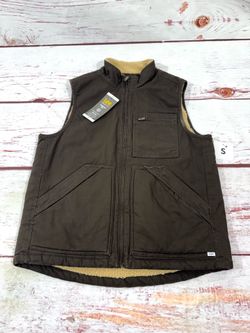 Lee Premium jacket Vest Shepherd lined canvas workwear sleeveless winter top sm