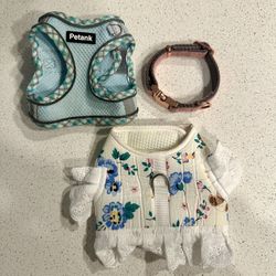 Free Small Dog Puppy Harness And Collar