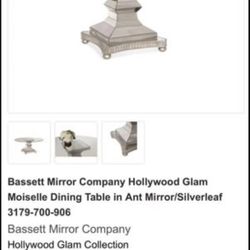Mirrored Dining Base  