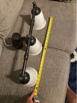24 inch bronze bathroom light