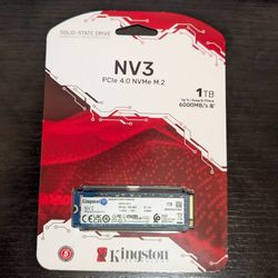 NEW IN BOX - Kingston NV3 Gen 4 1TB SSD