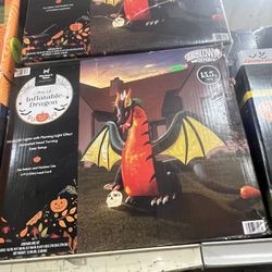 Halloween Inflatable 13.5ft Tall Dragón 